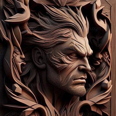 3D модель Игра St Garou Mark of the Wolves (STL)